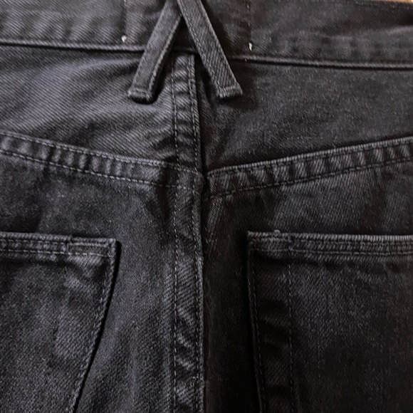 Slvrlake London Straight Leg Jeans Black Sz 28 - Picture 12 of 14